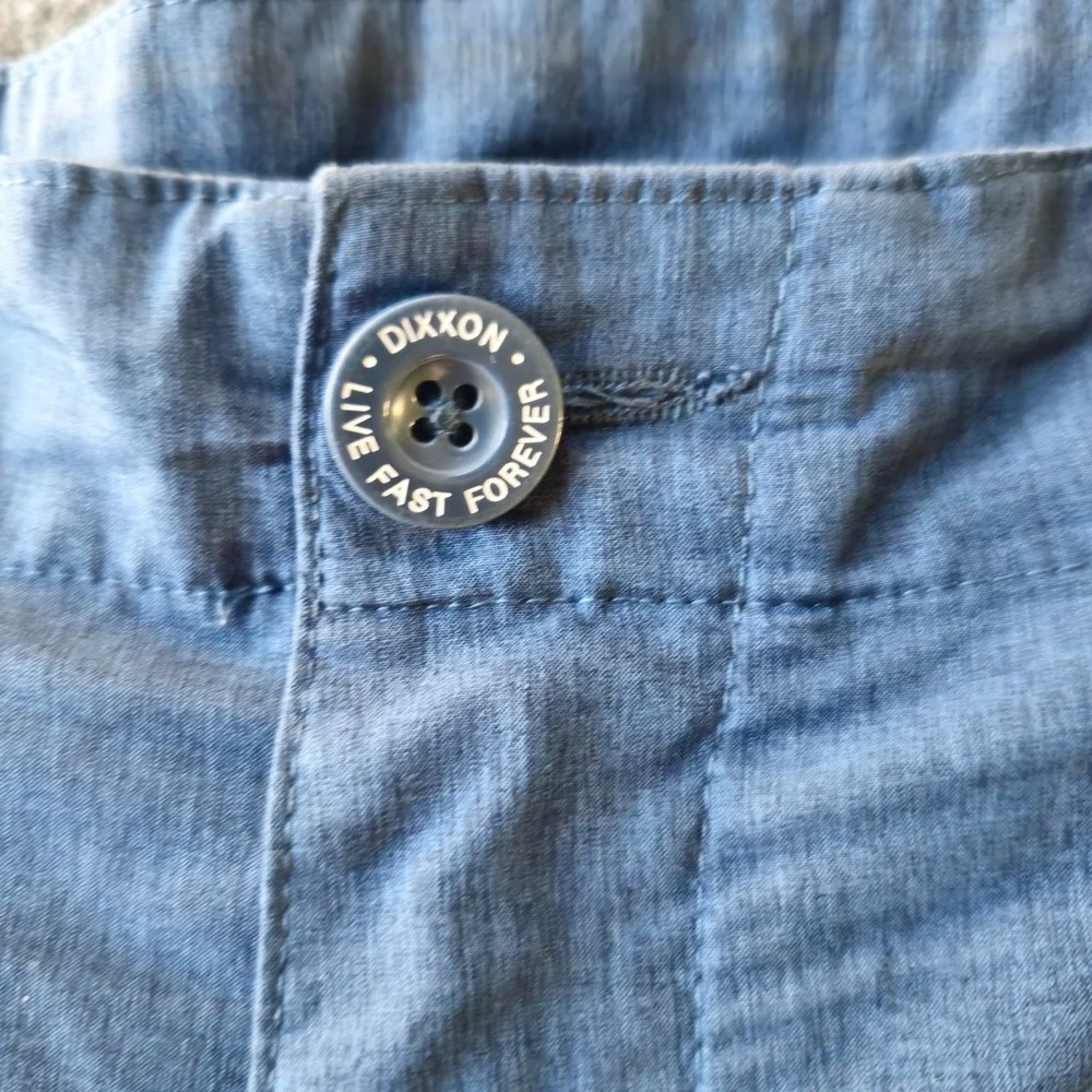 Dixxon Live Fast Forever Blue Heather Hybrid Shorts Size 34 Skater Punk Summer